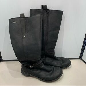 Merrell Captiva Strap J56030 Women's size 7 Black Leather Waterproof 14.5” Tall